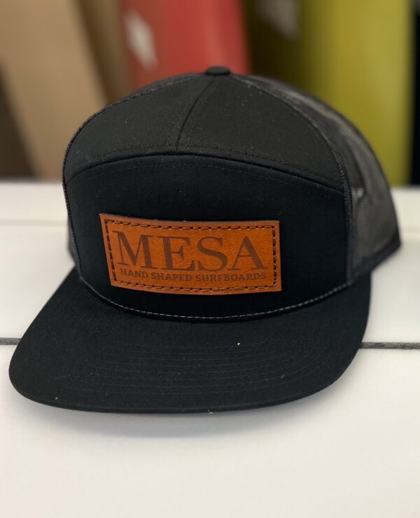 Mesa - BLACK 7 panel Hat *Free shipping*